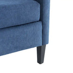 Chaises de salon, fauteuil d'appoint avec coussin lombaire, chaise de lecture élégante pour chambre à coucher, chaise de canapé rembourrée de style milieu du siècle