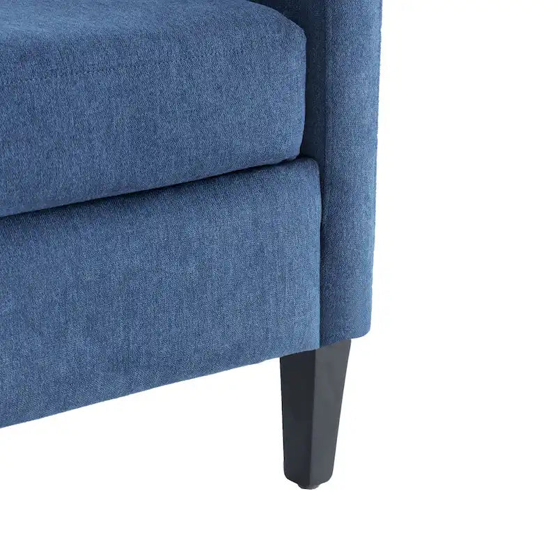 Chaises de salon, fauteuil d'appoint avec coussin lombaire, chaise de lecture élégante pour chambre à coucher, chaise de canapé rembourrée de style milieu du siècle