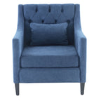 Chaises de salon, fauteuil d'appoint avec coussin lombaire, chaise de lecture élégante pour chambre à coucher, chaise de canapé rembourrée de style milieu du siècle