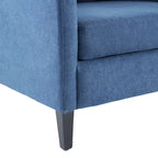 Chaises de salon, fauteuil d'appoint avec coussin lombaire, chaise de lecture élégante pour chambre à coucher, chaise de canapé rembourrée de style milieu du siècle