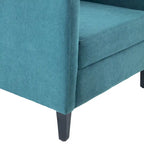 Chaises de salon, fauteuil d'appoint avec coussin lombaire, chaise de lecture élégante pour chambre à coucher, chaise de canapé rembourrée de style milieu du siècle