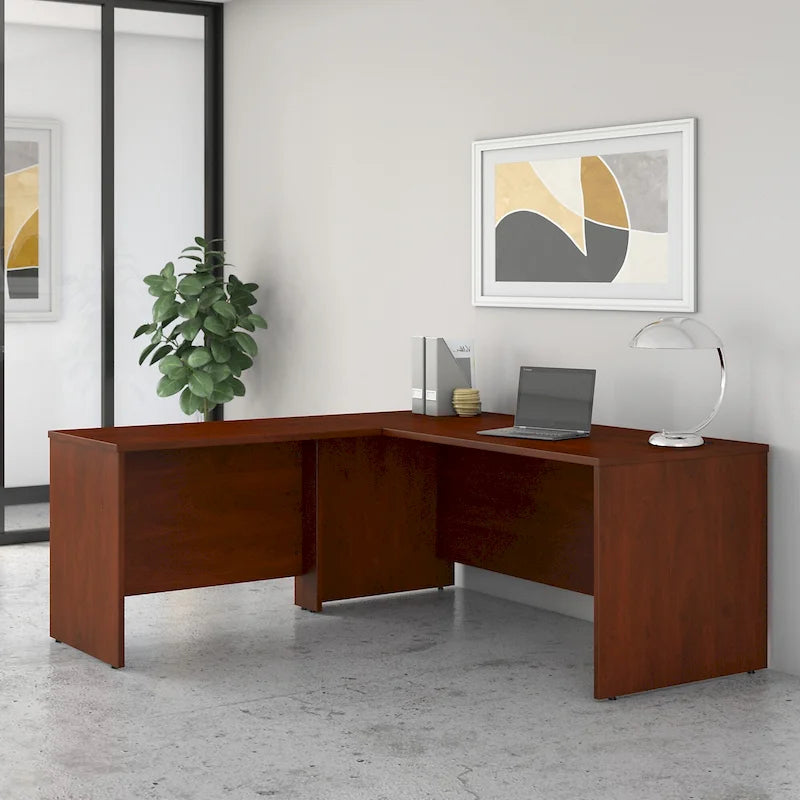 Bureau en L de 72 po avec retour de 42 po