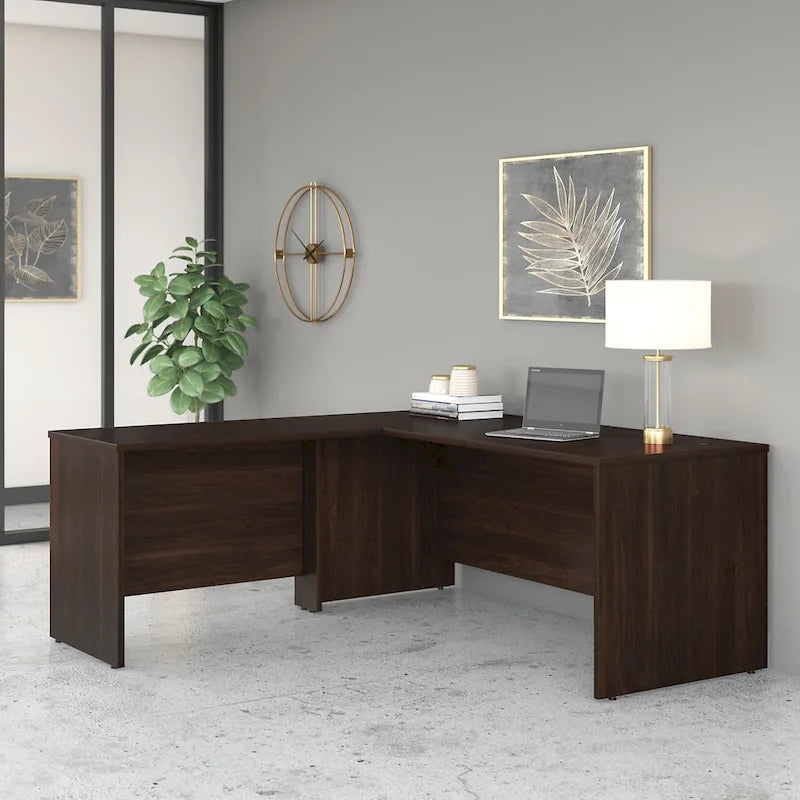 Bureau en L de 72 po avec retour de 42 po