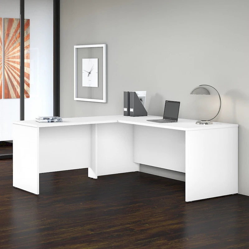 Bureau en L de 72 po avec retour de 42 po