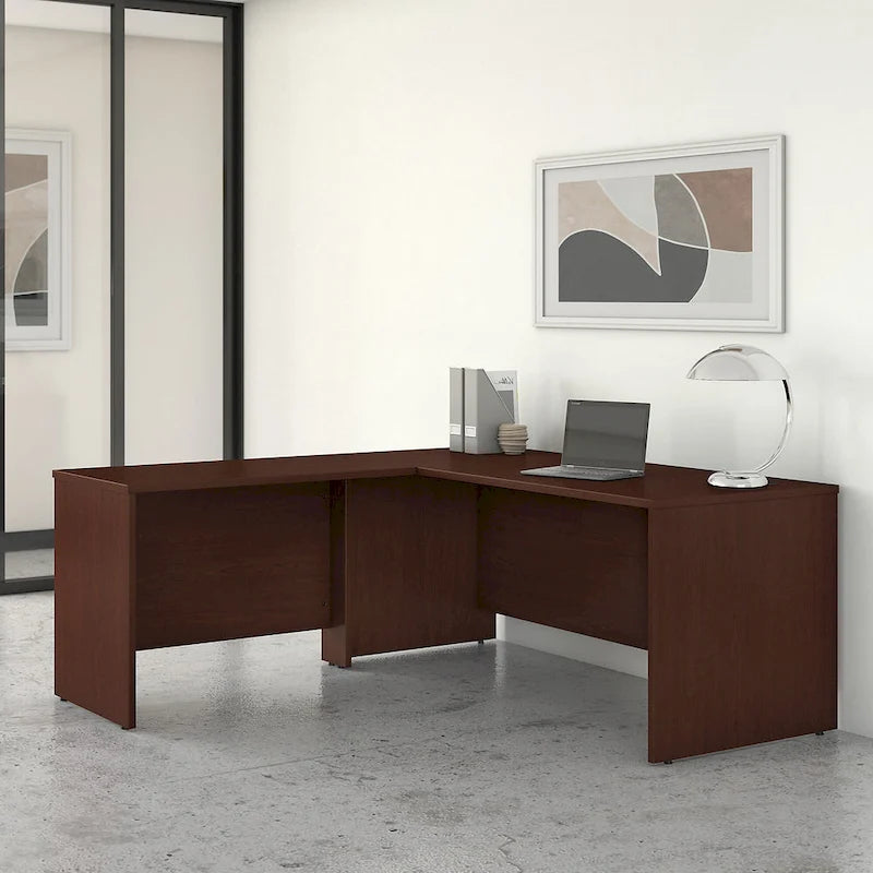 Bureau en L de 72 po avec retour de 42 po