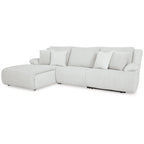 Canapé d'angle inclinable 3 pièces avec méridienne - 128 larg. x 74 prof. x 41 haut.