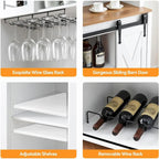 Farmhouse Coffee Bar Cabinet