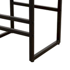 Tabourets de bar tissés à la main, tabourets de bar hauteur comptoir avec pieds de support en métal, tabourets d'îlot de cuisine avec dossier et repose-pieds