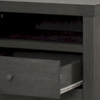 Table de chevet à 2 tiroirs style Mid-Century Modern