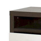 Table de chevet à 2 tiroirs style Mid-Century Modern