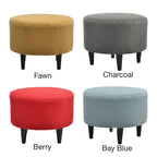 Pouf ottoman rond