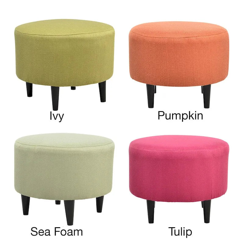 Pouf ottoman rond