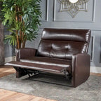 Fauteuil club inclinable 2 places en similicuir