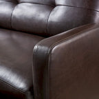 Fauteuil club inclinable 2 places en similicuir