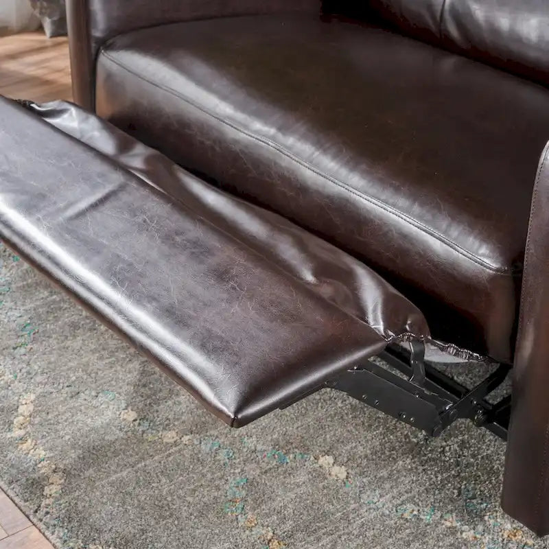 Fauteuil club inclinable 2 places en similicuir