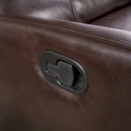 Fauteuil club inclinable 2 places en similicuir