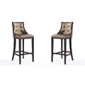 Tabouret de bar en bois de noyer et de hêtre de 45 po (ensemble de 2)