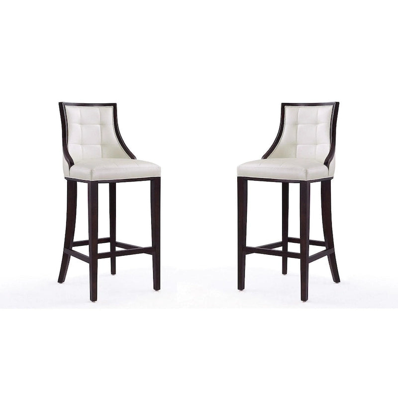 Tabouret de bar en bois de noyer et de hêtre de 45 po (ensemble de 2)