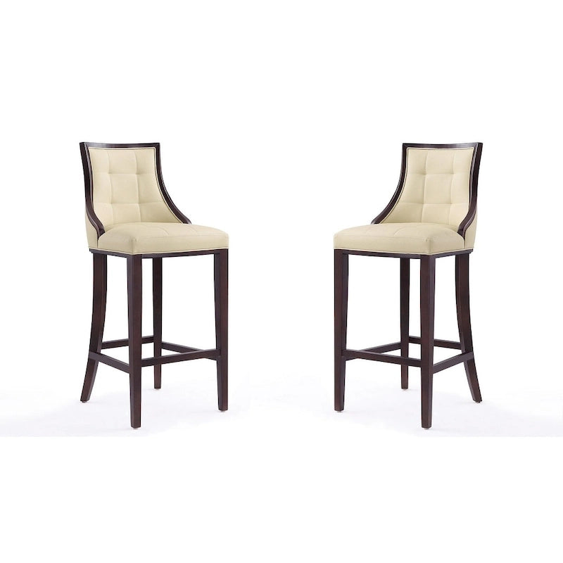 Tabouret de bar en bois de noyer et de hêtre de 45 po (ensemble de 2)
