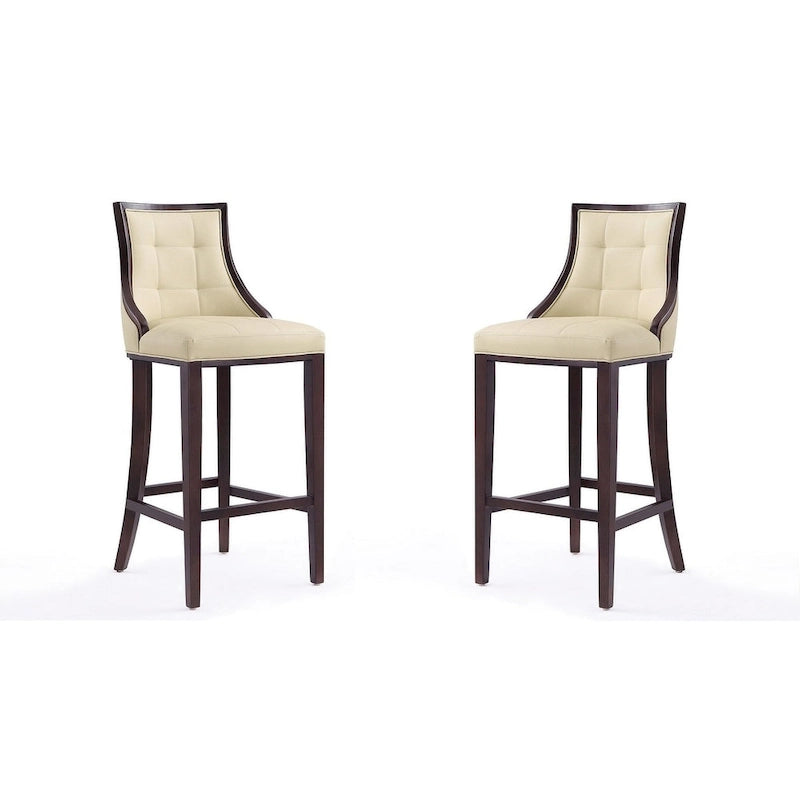 Tabouret de bar en bois de noyer et de hêtre de 45 po (ensemble de 2)