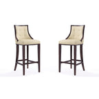 Tabouret de bar en bois de noyer et de hêtre de 45 po (ensemble de 2)