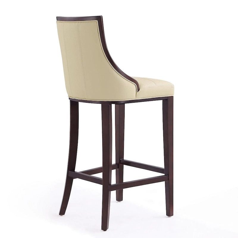 Tabouret de bar en bois de noyer et de hêtre de 45 po (ensemble de 2)