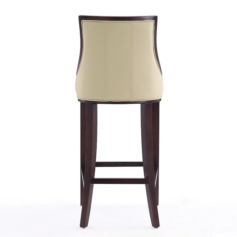 Tabouret de bar en bois de noyer et de hêtre de 45 po (ensemble de 2)