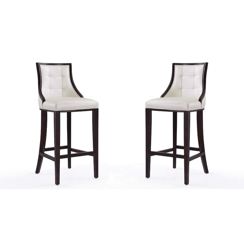 Tabouret de bar en bois de noyer et de hêtre de 45 po (ensemble de 2)