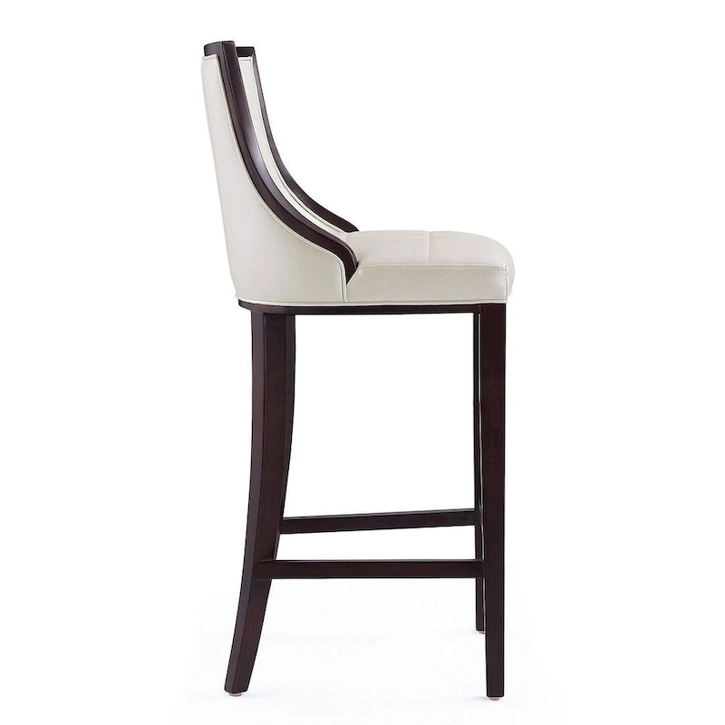 Tabouret de bar en bois de noyer et de hêtre de 45 po (ensemble de 2)