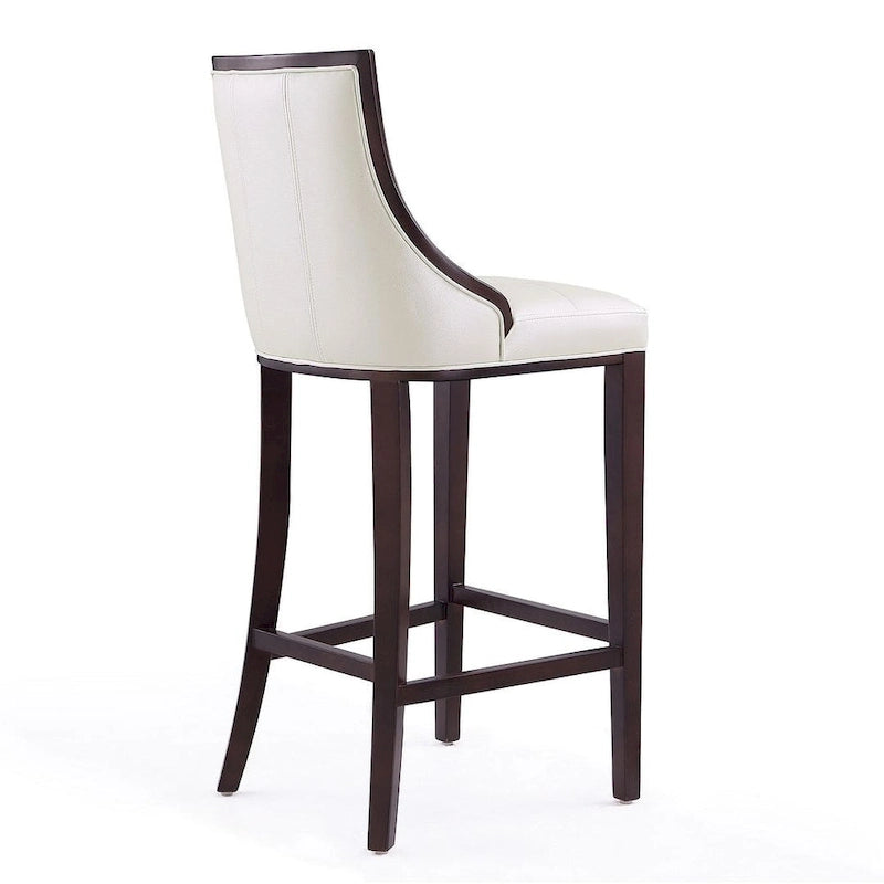 Tabouret de bar en bois de noyer et de hêtre de 45 po (ensemble de 2)
