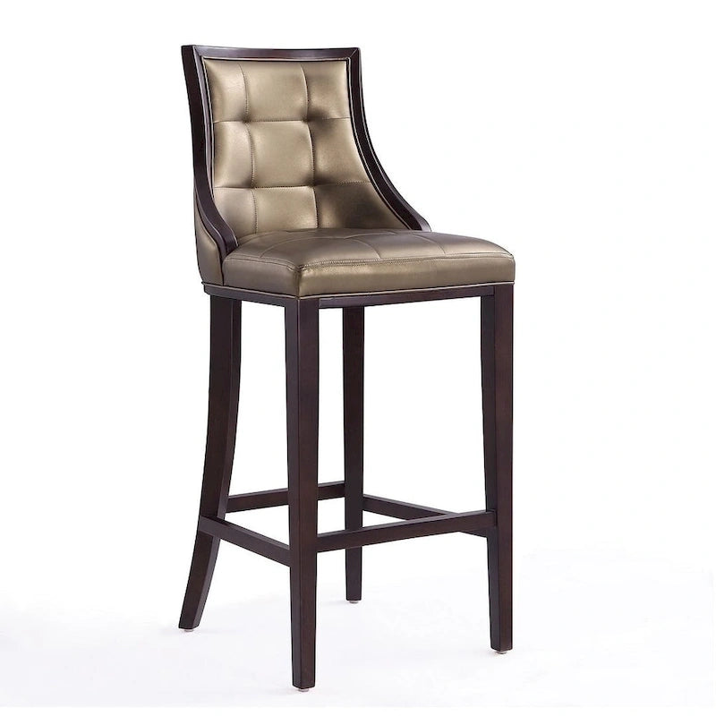 Tabouret de bar en bois de noyer et de hêtre de 45 po (ensemble de 2)