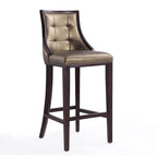Tabouret de bar en bois de noyer et de hêtre de 45 po (ensemble de 2)