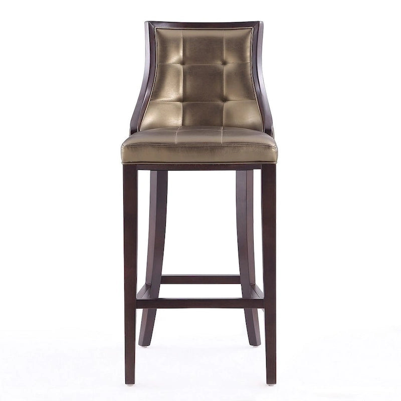 Tabouret de bar en bois de noyer et de hêtre de 45 po (ensemble de 2)