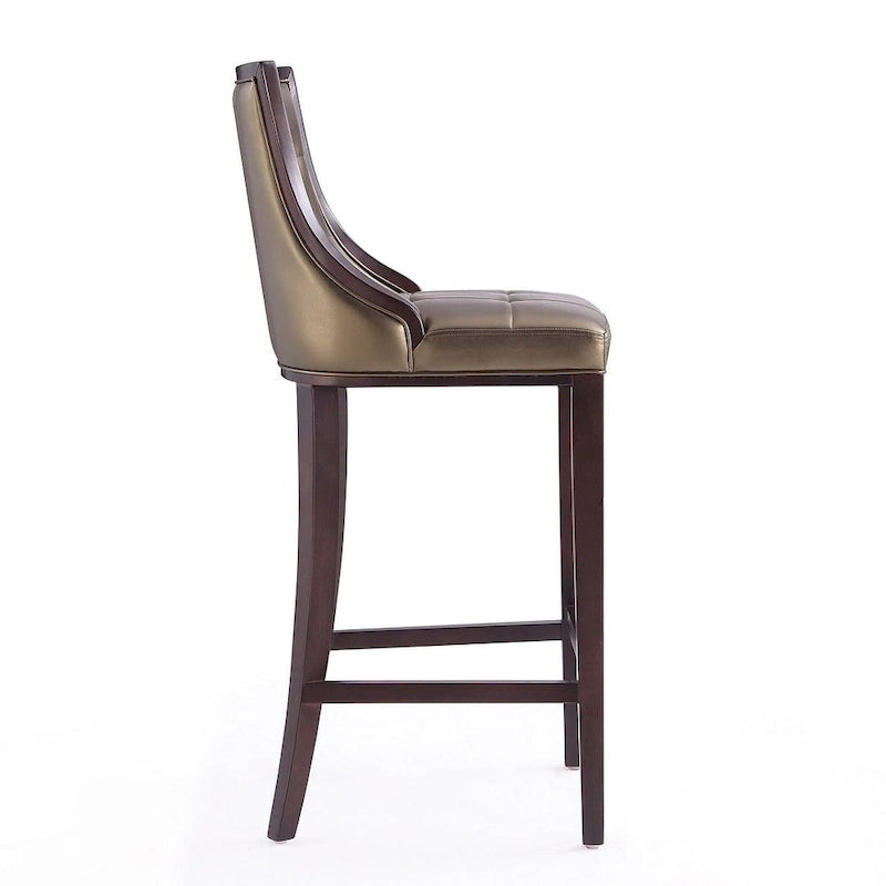 Tabouret de bar en bois de noyer et de hêtre de 45 po (ensemble de 2)
