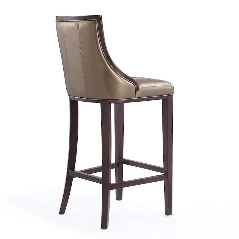Tabouret de bar en bois de noyer et de hêtre de 45 po (ensemble de 2)
