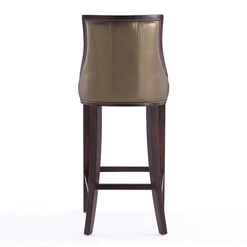 Tabouret de bar en bois de noyer et de hêtre de 45 po (ensemble de 2)