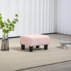 Repose-pieds ottoman en lin, modèle cube moderne 16