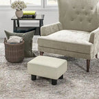 Repose-pieds ottoman en lin, modèle cube moderne 16