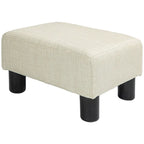 Repose-pieds ottoman en lin, modèle cube moderne 16