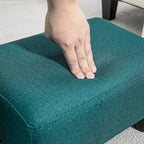 Repose-pieds ottoman en lin, modèle cube moderne 16