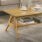 Ensemble de 3 tables basses en bois style Mid-Century Modern