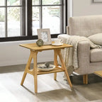 Ensemble de 3 tables basses en bois style Mid-Century Modern