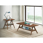 Ensemble de 3 tables basses en bois style Mid-Century Modern