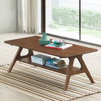 Ensemble de 3 tables basses en bois style Mid-Century Modern