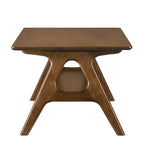 Ensemble de 3 tables basses en bois style Mid-Century Modern