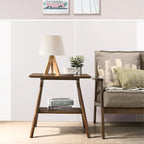 Ensemble de 3 tables basses en bois style Mid-Century Modern