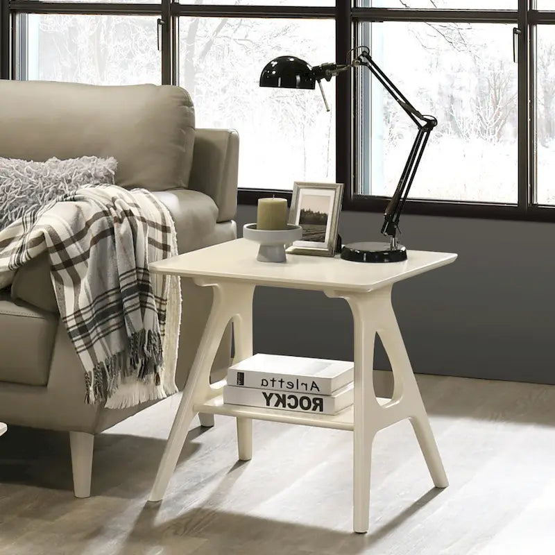 Ensemble de 3 tables basses en bois style Mid-Century Modern