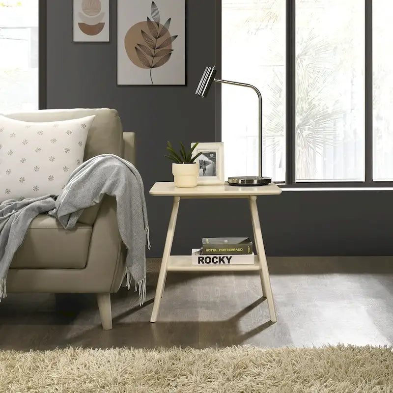 Ensemble de 3 tables basses en bois style Mid-Century Modern