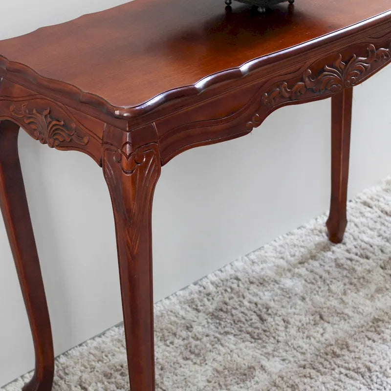 Console sculptée à la main