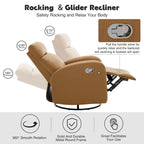 Fauteuil inclinable et pivotant à bascule en similicuir moderne